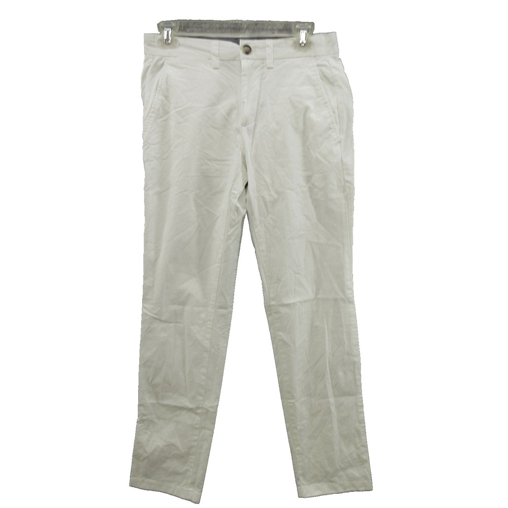 Vineyard Vines Mens Pants Size 28 Breaker White Cap Chino Cotton Blend New